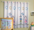 Cortina Infantil Colorê 1,80 m x 2,20 m